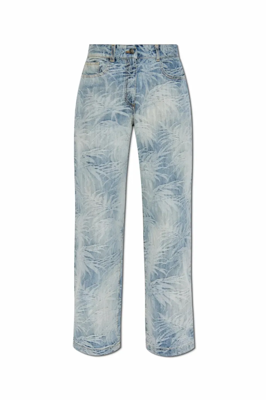 Palm Angels BLUE Jeans with straight legs