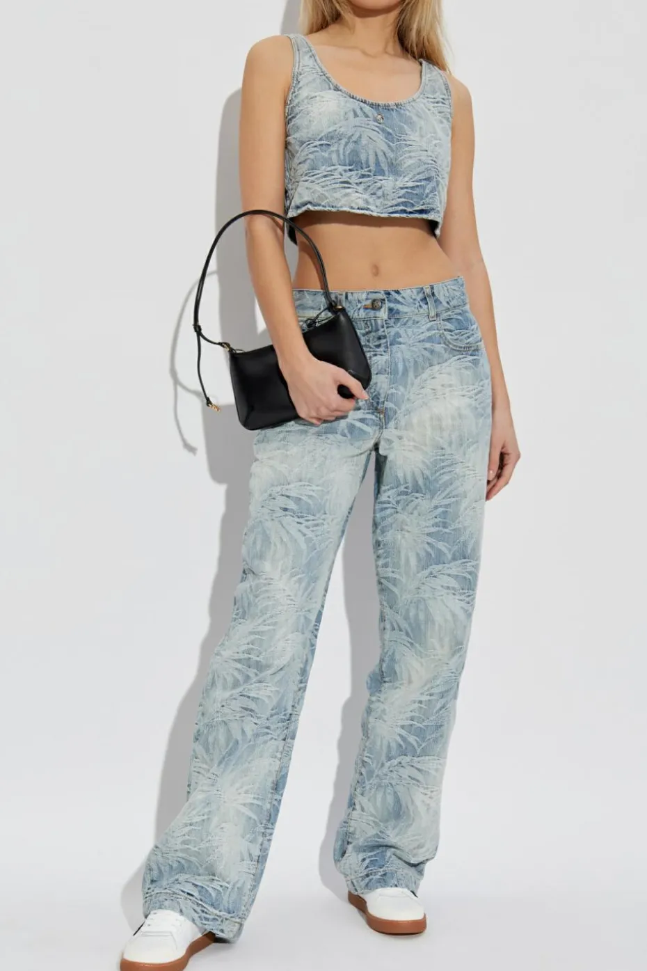 Palm Angels BLUE Jeans with straight legs