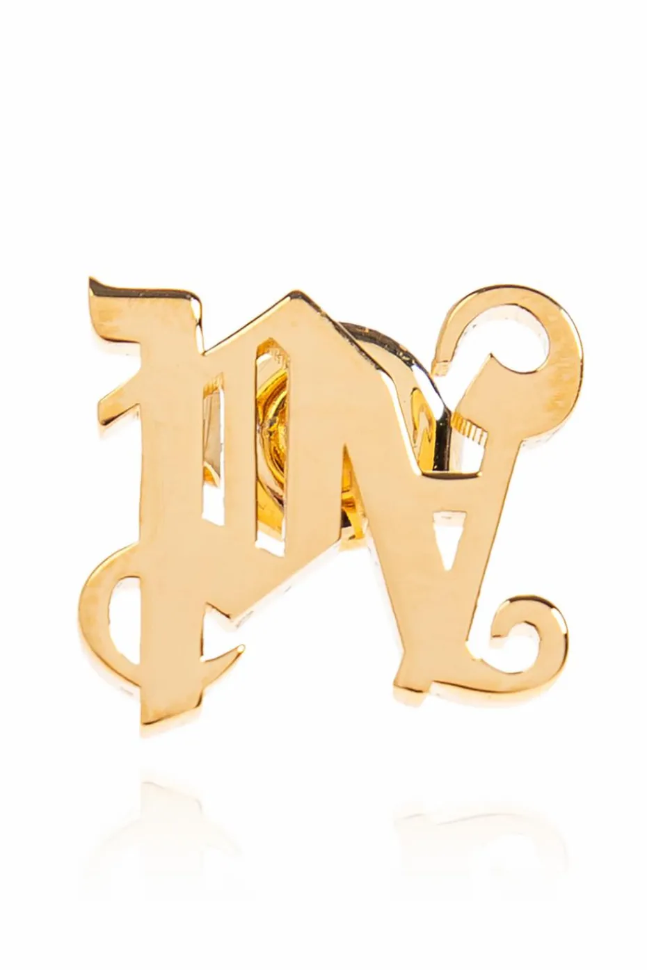 Palm Angels GOLD Earrings with logo