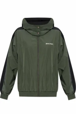 Palm Angels GREEN Jacket with logo