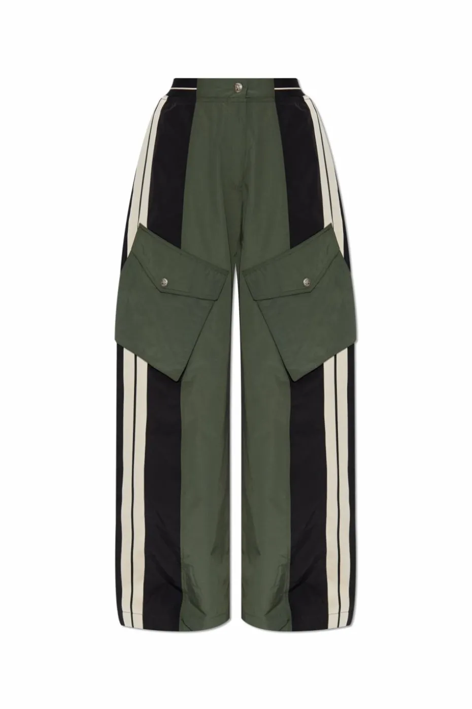 Palm Angels GREEN Trousers with pockets