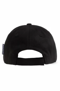 Palm Angels Kids BLACK Baseball cap with logo