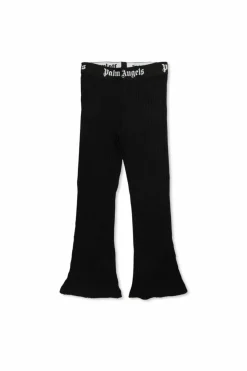 Palm Angels Kids BLACK Glitter Pants