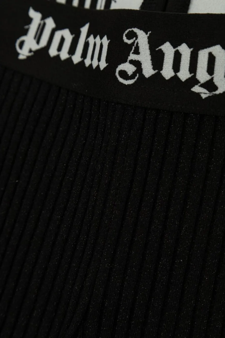 Palm Angels Kids BLACK Glitter Pants