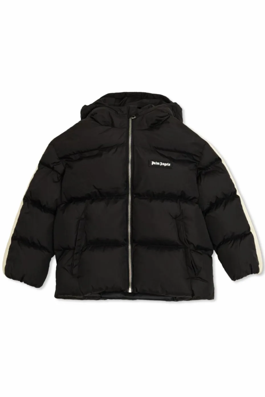 Palm Angels Kids BLACK Insulated jacket