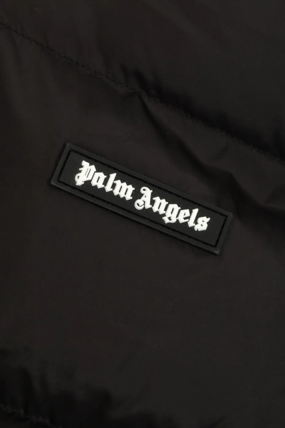 Palm Angels Kids BLACK Insulated jacket