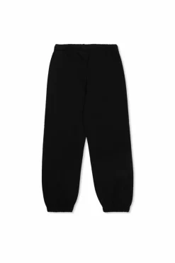 Palm Angels Kids BLACK Sweatpants with printed logo