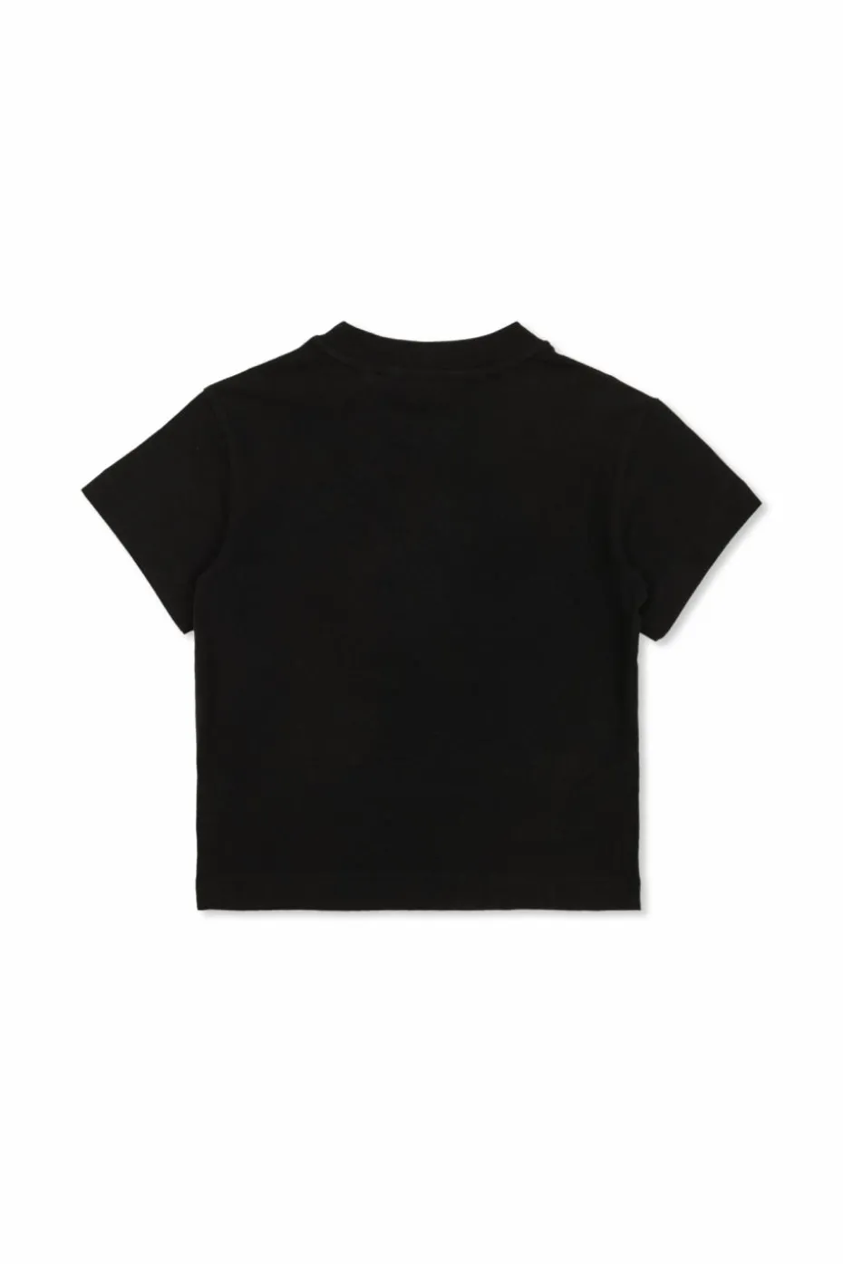 Palm Angels Kids BLACK T-shirt with colorful print
