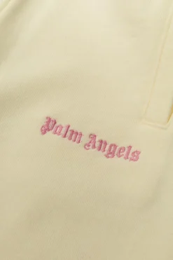 Palm Angels Kids cream Sweatpants with logo