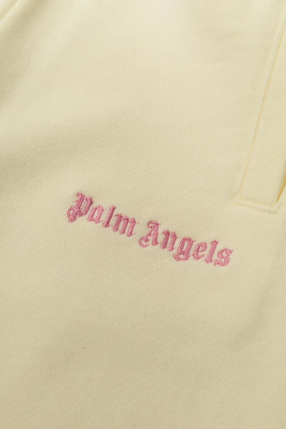 Palm Angels Kids cream Sweatpants with logo