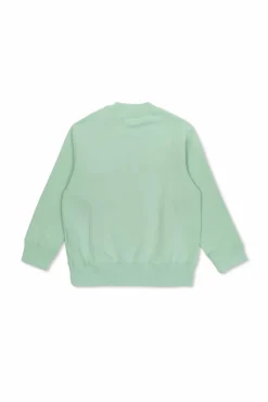 Palm Angels Kids GREEN Sweatshirt with logo