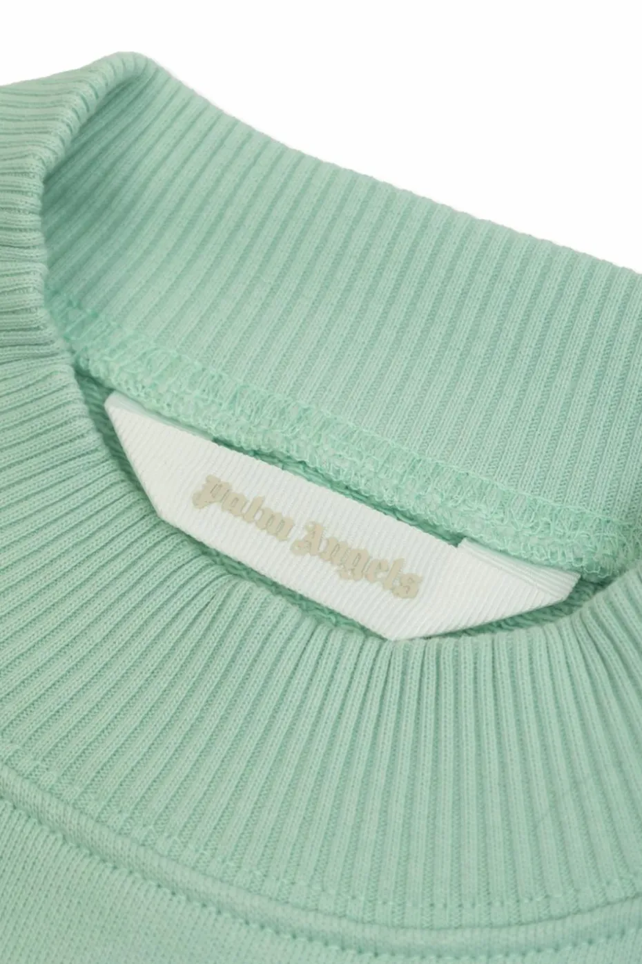 Palm Angels Kids GREEN Sweatshirt with logo