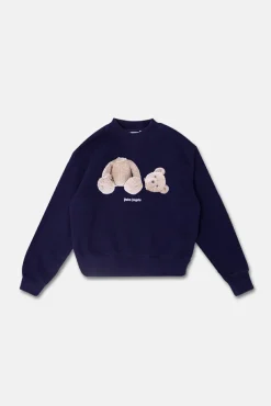 Palm Angels Kids NAVY BLUE Printed sweatshirt