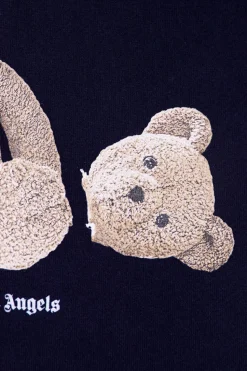 Palm Angels Kids NAVY BLUE Printed sweatshirt