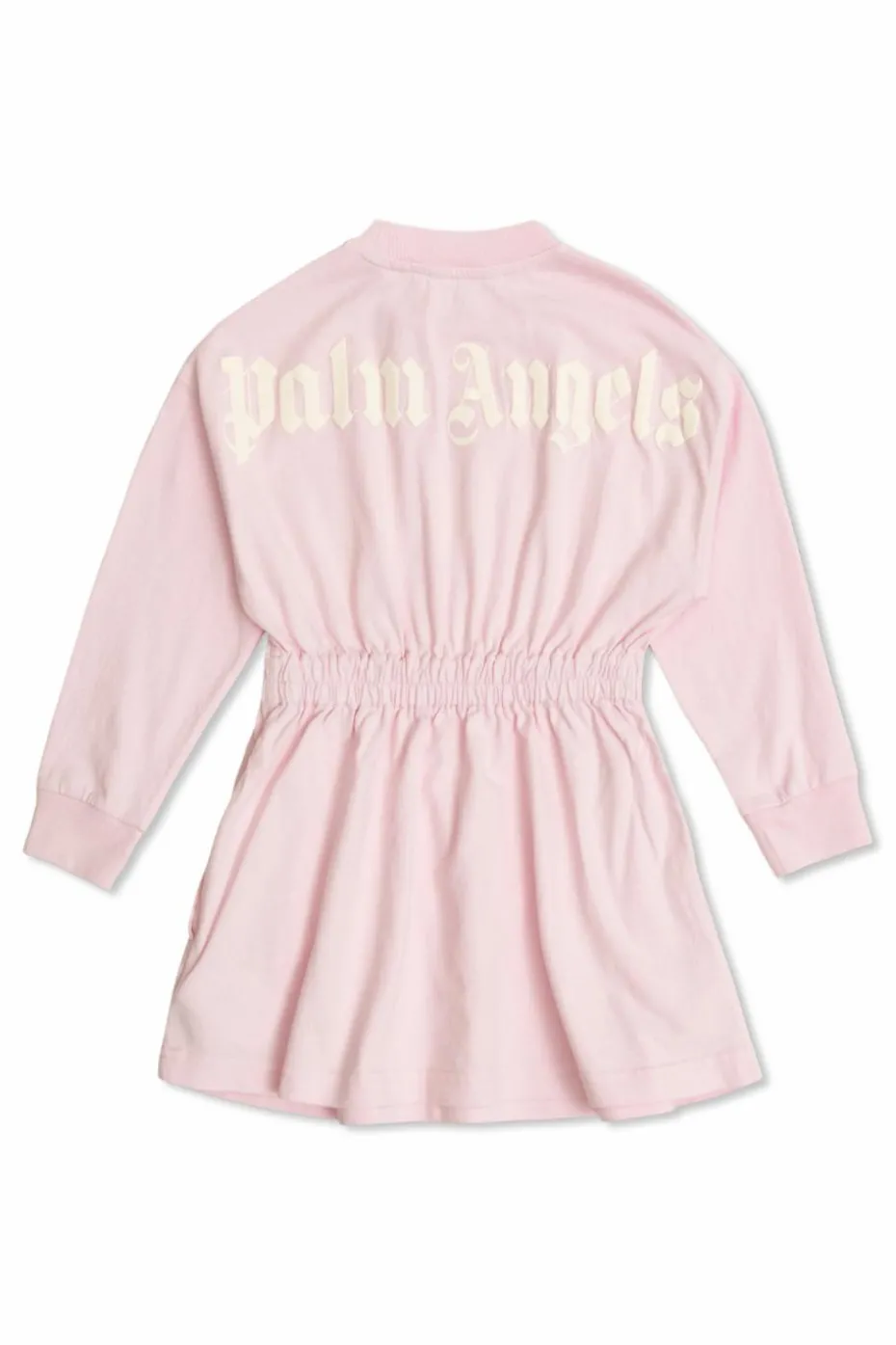 Palm Angels Kids PINK Dress with drawstring