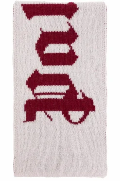 Palm Angels Kids PINK Scarf with logo