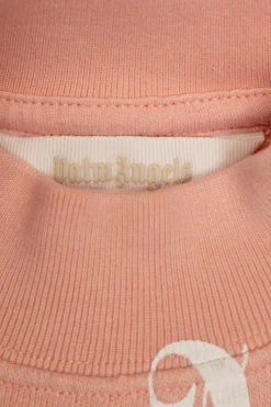 Palm Angels Kids PINK Sweatshirt with logo