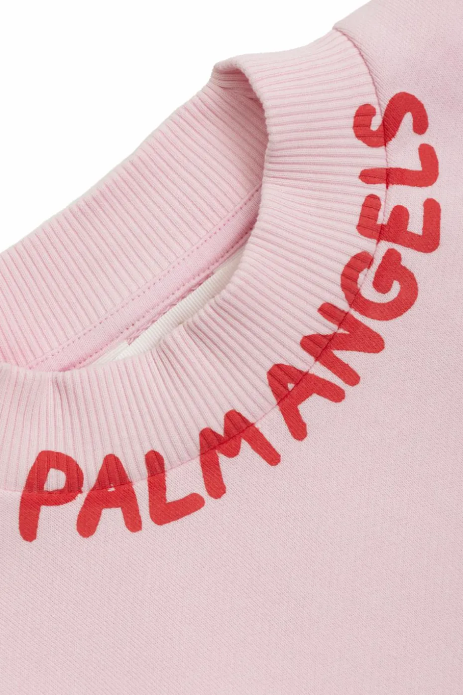 Palm Angels Kids PINK Sweatshirt with printed logo