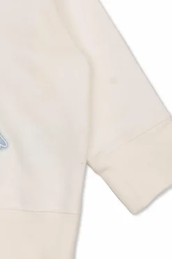 Palm Angels Kids WHITE Printed hoodie