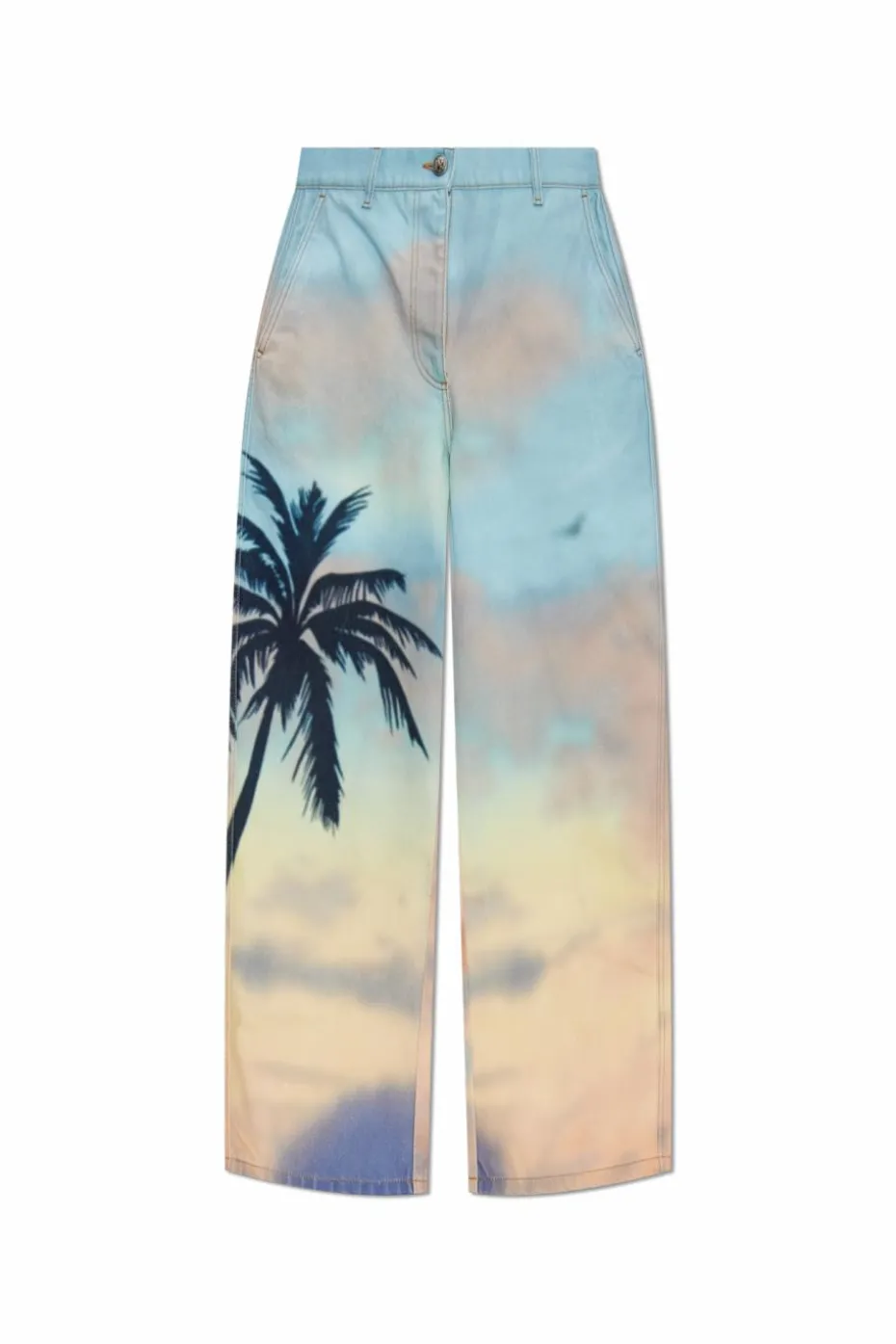 Palm Angels MULTICOLOUR Jeans with print