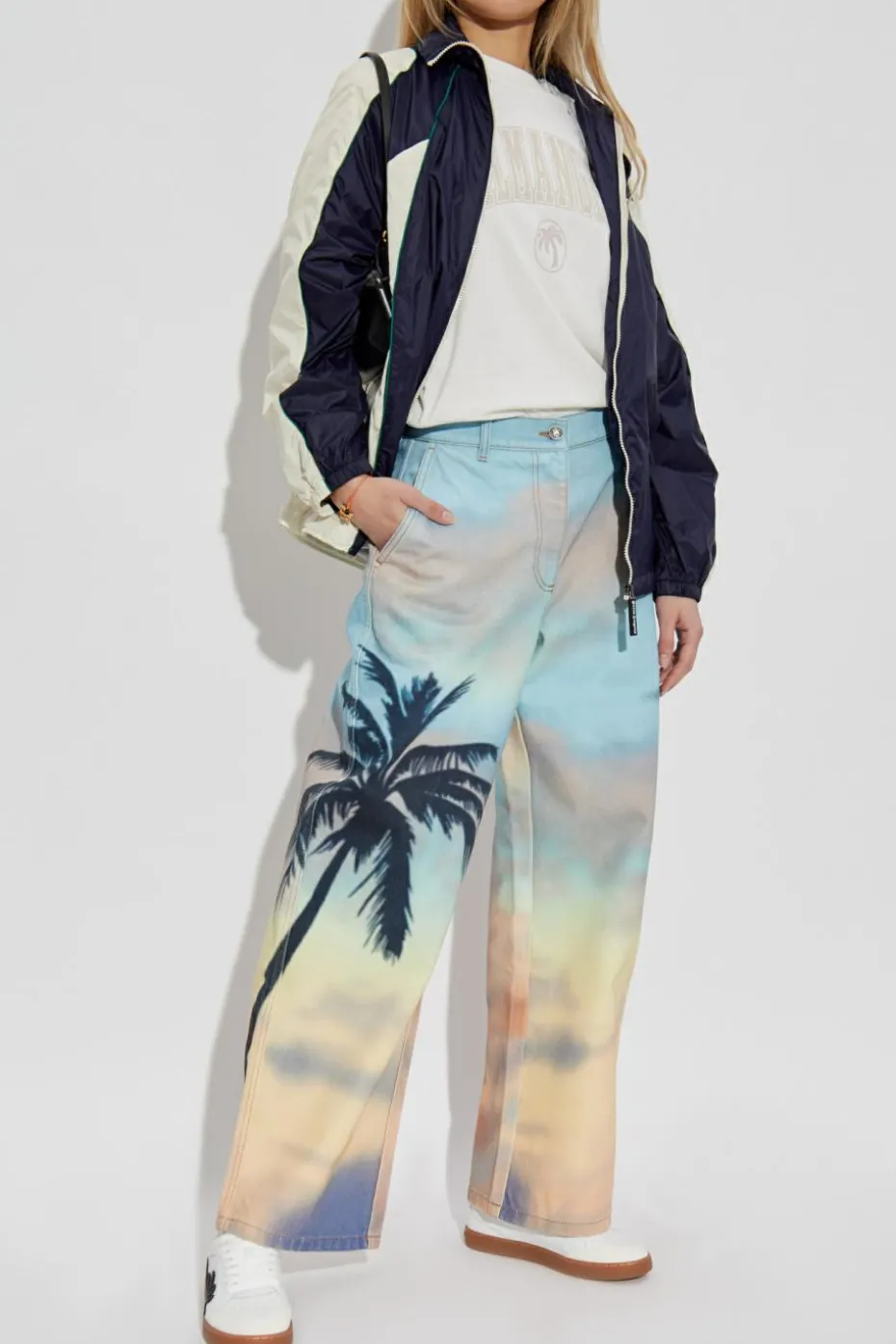 Palm Angels MULTICOLOUR Jeans with print