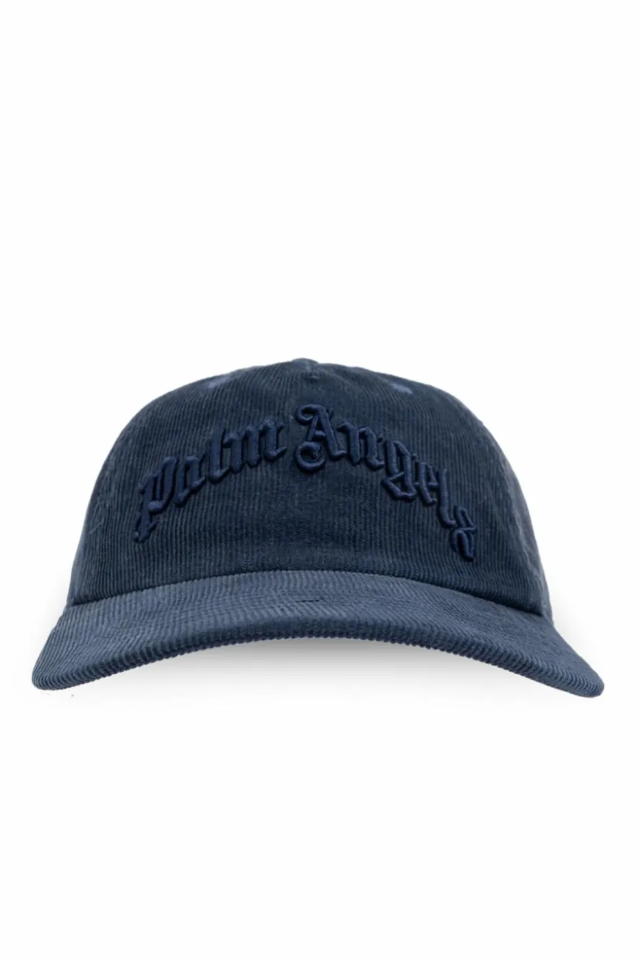 Palm Angels NAVY BLUE Corduroy cap