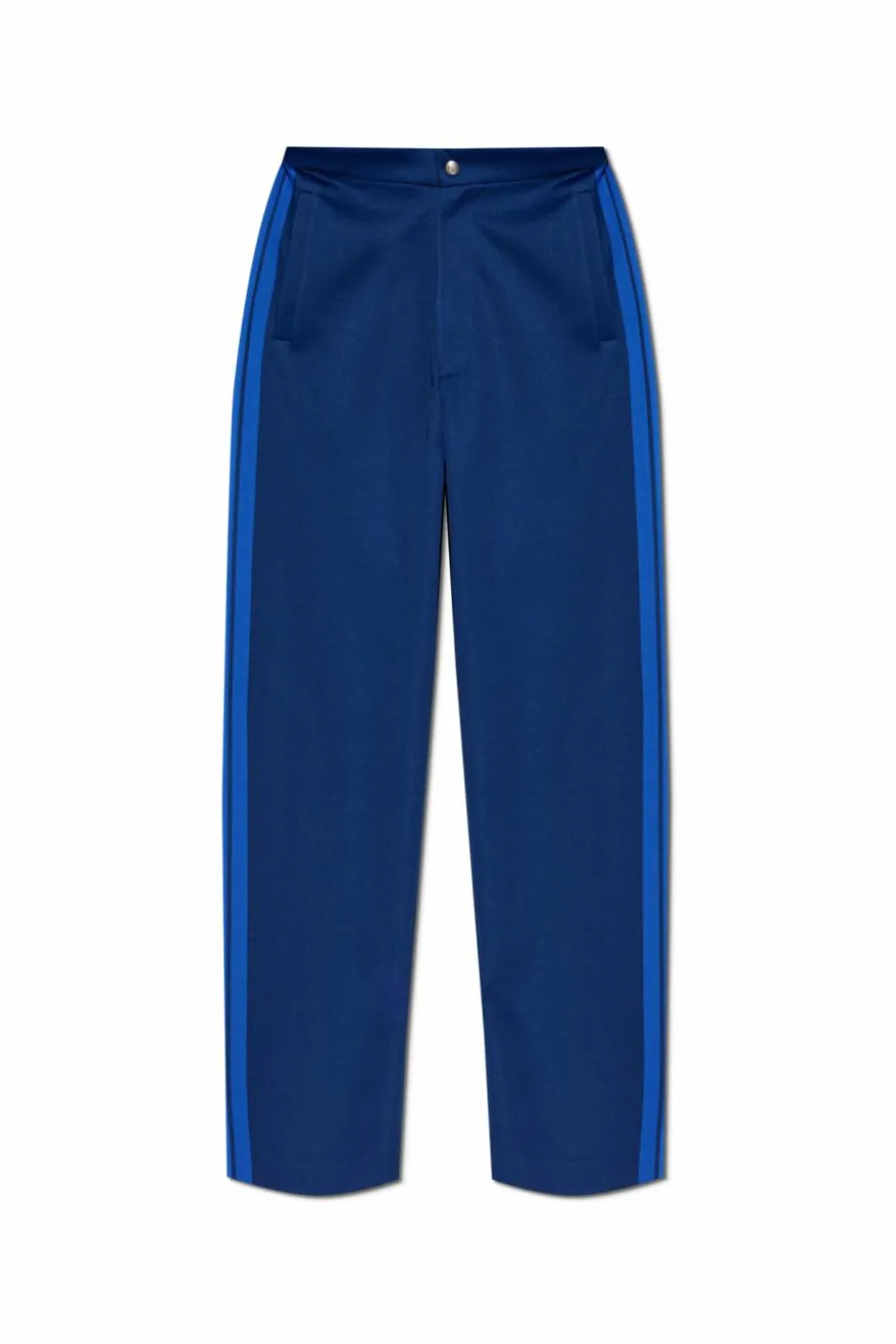 Palm Angels NAVY BLUE Pants with logo