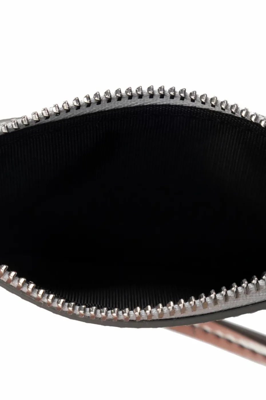 Palm Angels SILVER Card holder on a strap