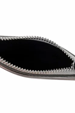 Palm Angels SILVER Card holder made of eco leather