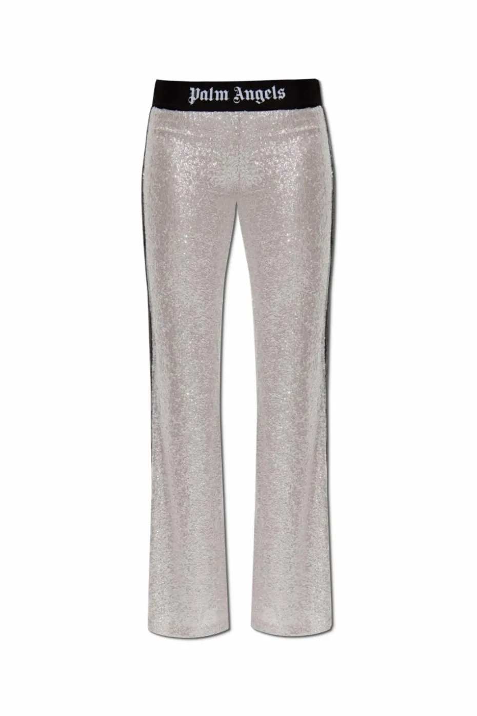Palm Angels SILVER Sequin pants