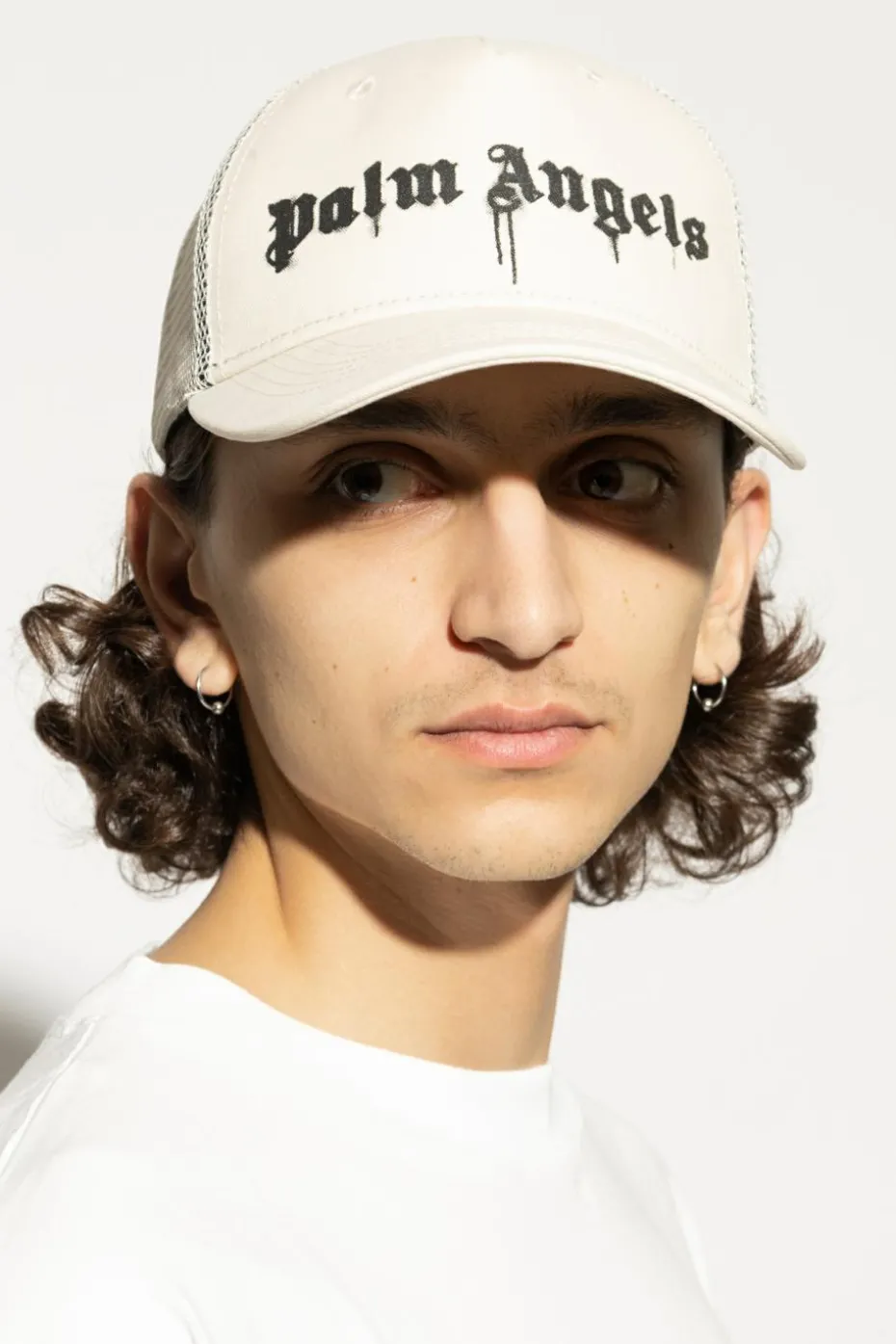 Palm Angels WHITE Baseball cap