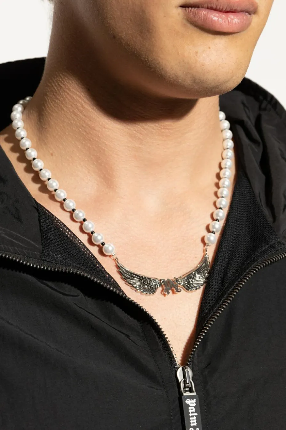 Palm Angels WHITE Necklace with pendant