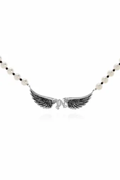 Palm Angels WHITE Necklace with pendant