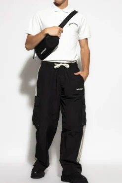 Palm Angels WHITE Polo with logo