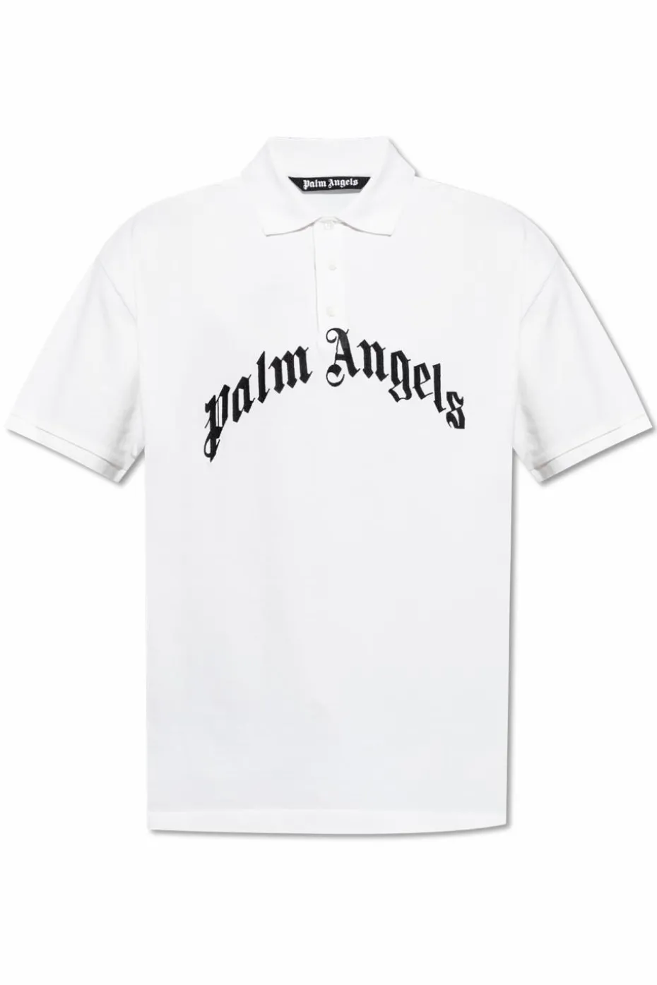 Palm Angels WHITE Polo with logo