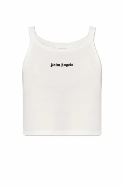 Palm Angels WHITE Strap top