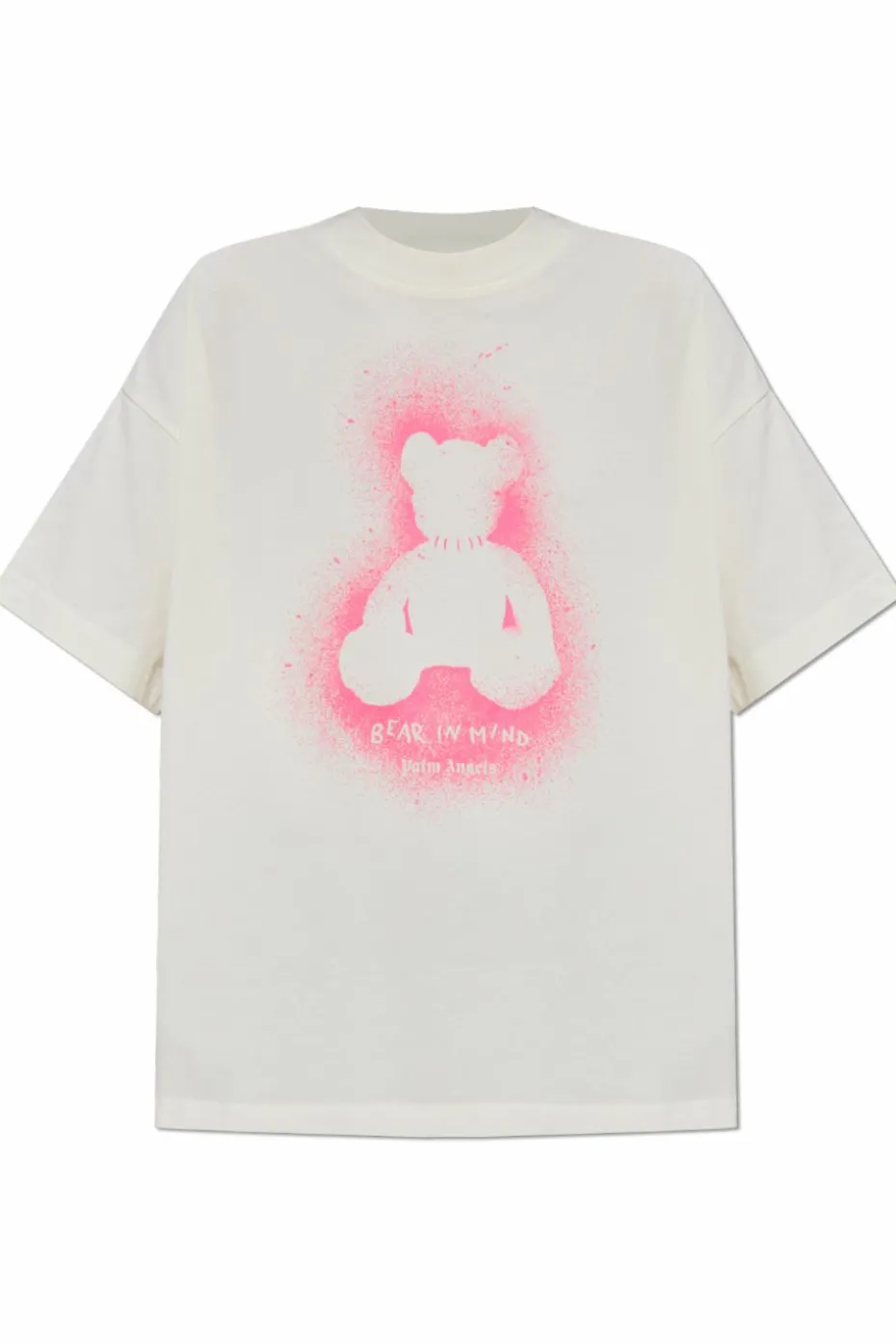 Palm Angels WHITE T-shirt with logo