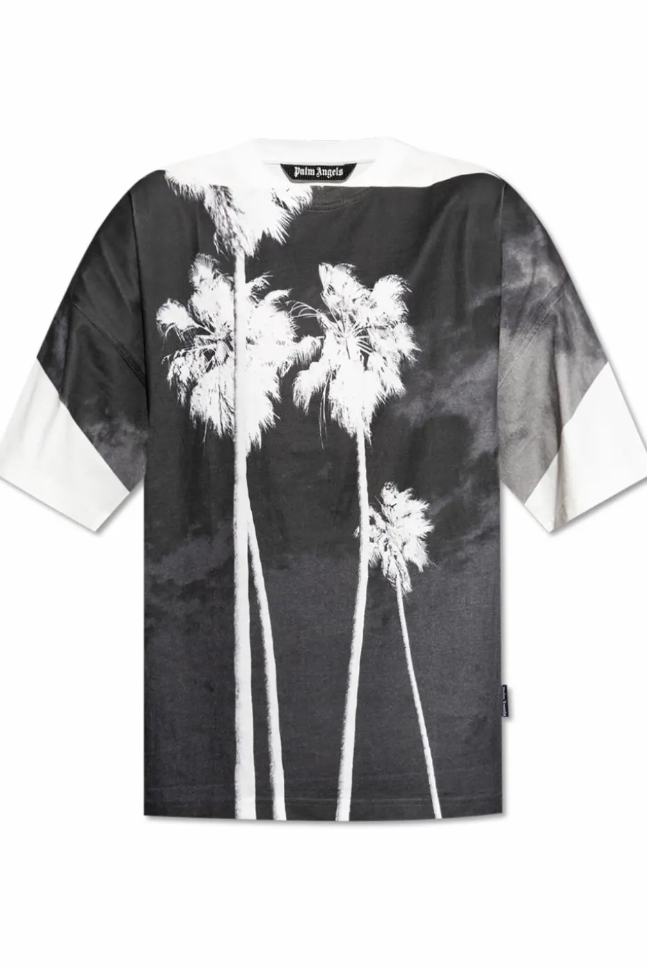 Palm Angels WHITE T-shirt with print