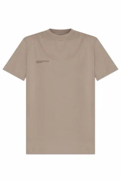 Pangaia beige T-shirt with logo