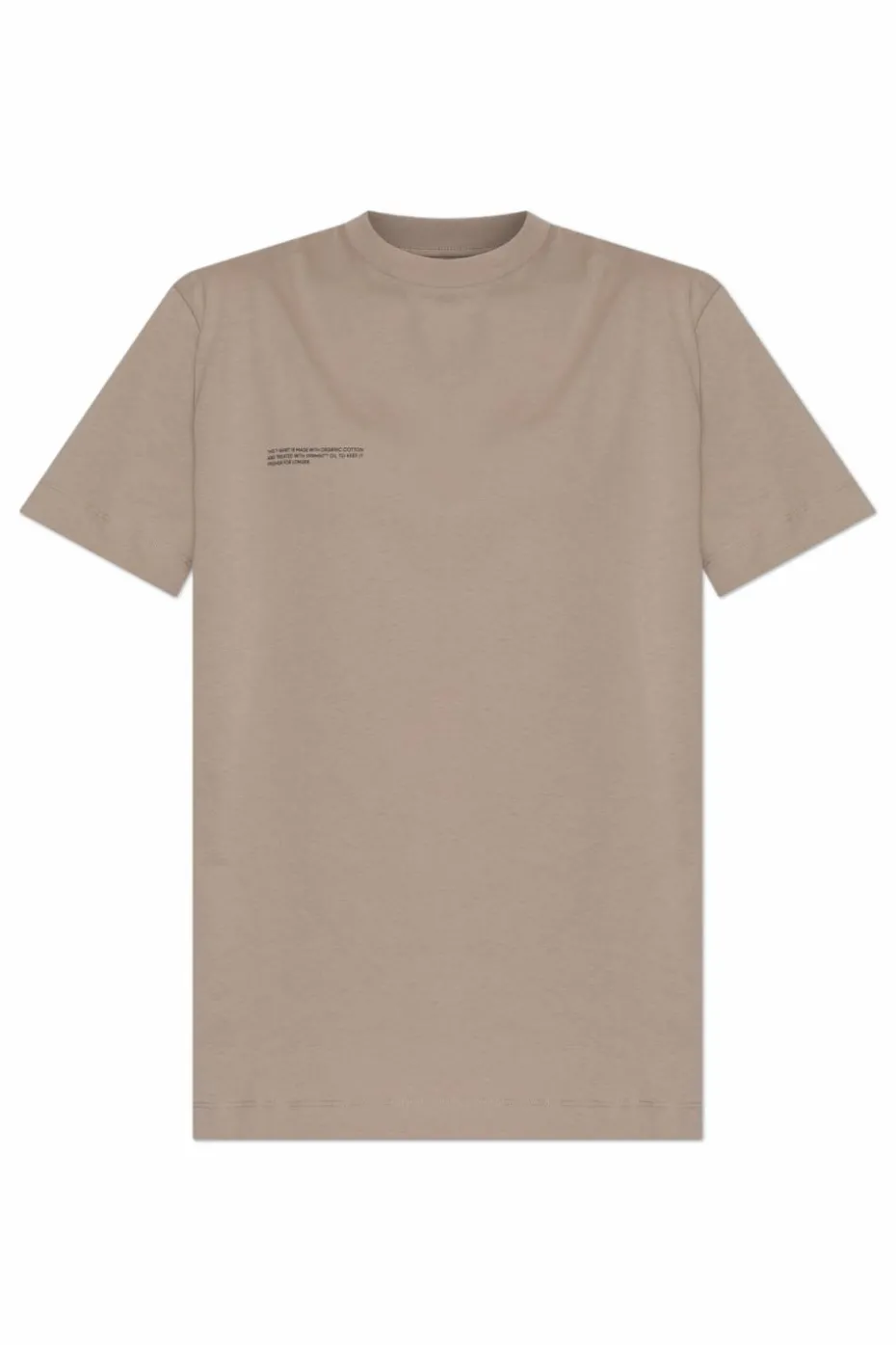 Pangaia beige T-shirt with logo