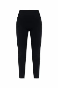 Pangaia BLACK Leggings with logo