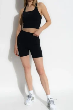 Pangaia BLACK Logo shorts