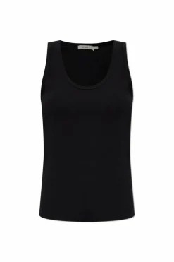 Pangaia BLACK Sleeveless top
