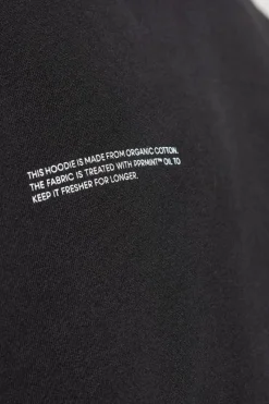 Pangaia BLACK Sweatshirt with logo