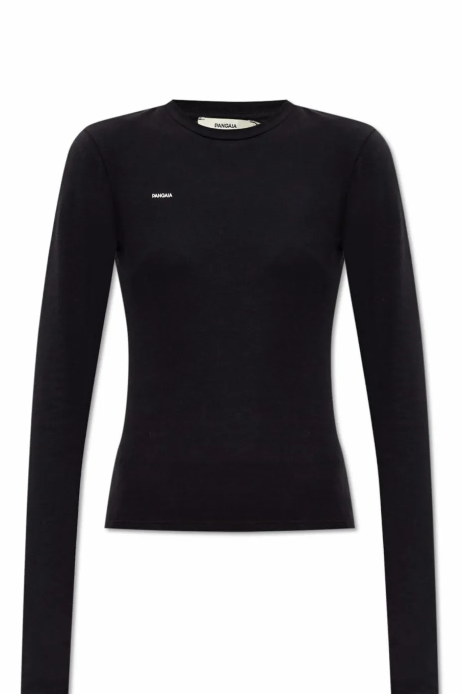 Pangaia BLACK T-shirt with logo