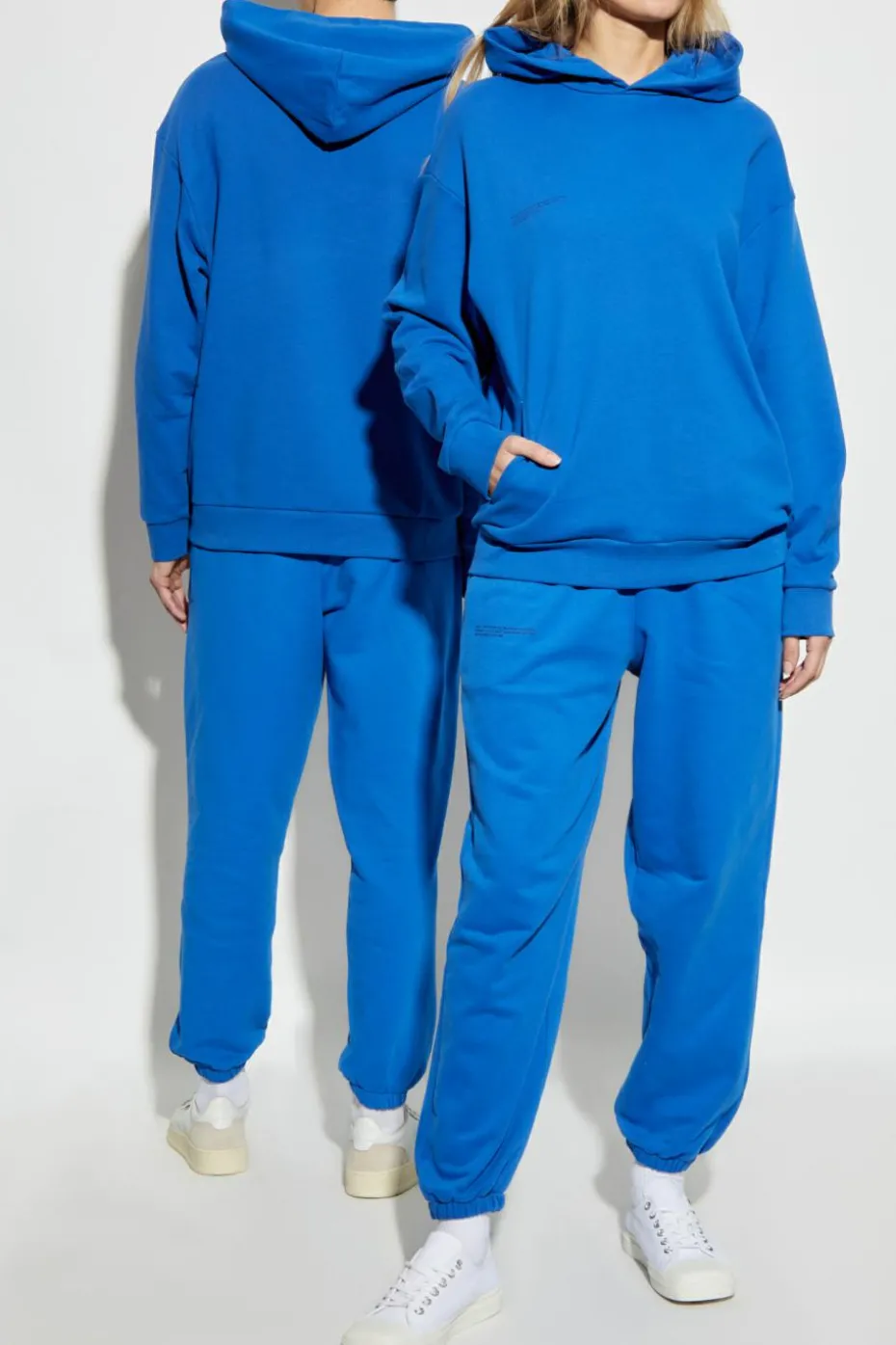 Pangaia BLUE Sweatpants with logo