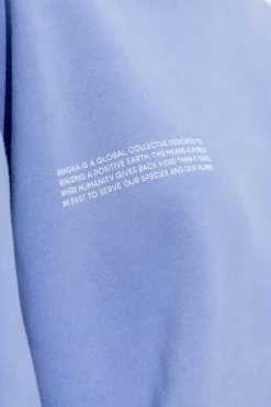 Pangaia BLUE Sweatshirt with logo