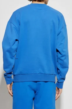Pangaia BLUE Sweatshirt with logo