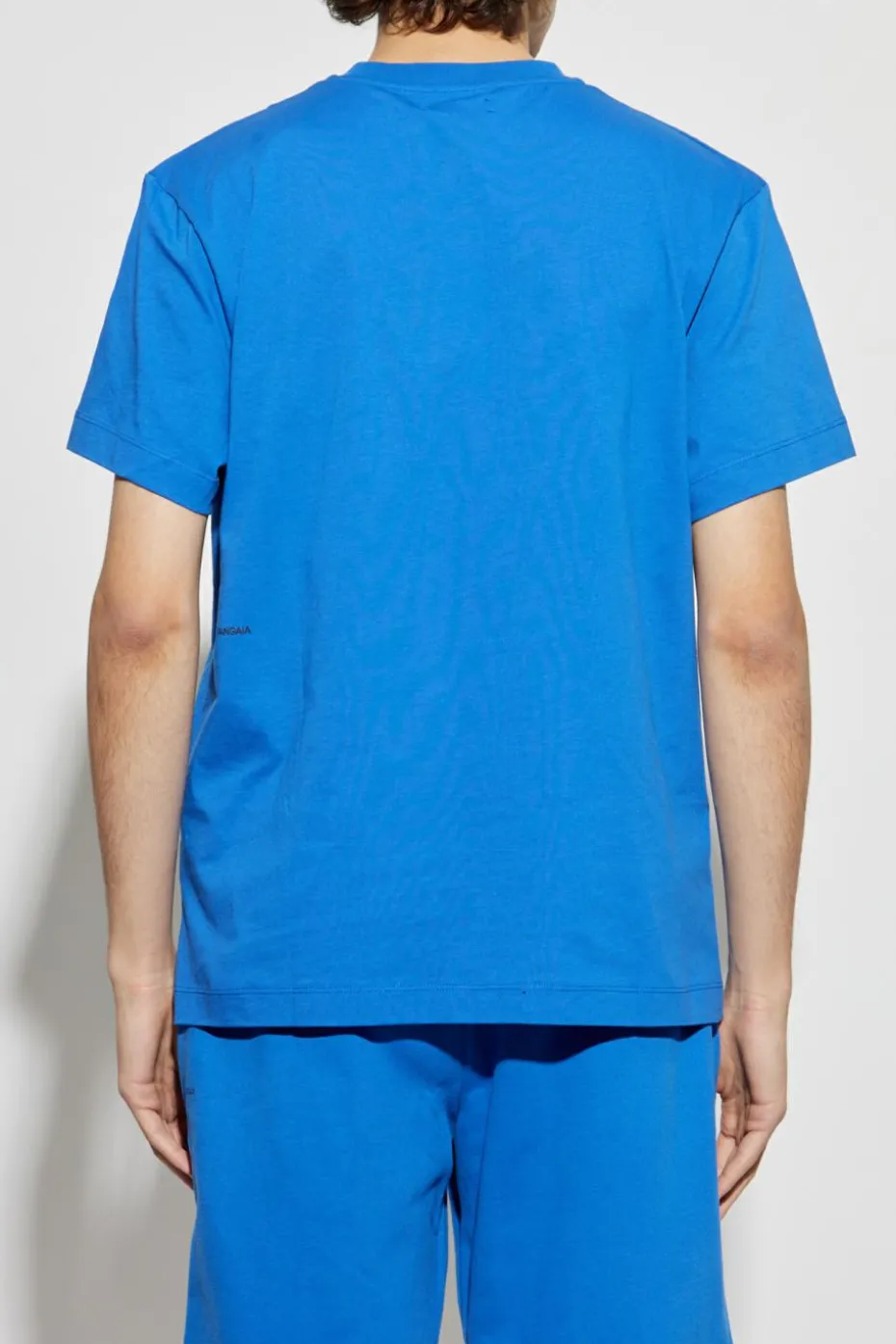 Pangaia BLUE T-shirt with logo