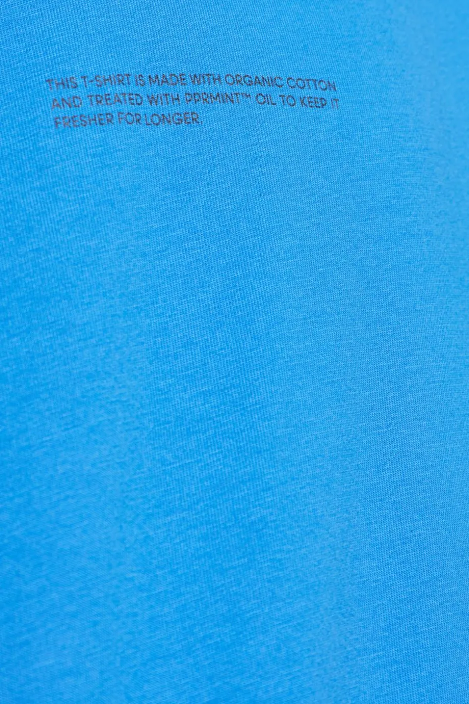 Pangaia BLUE T-shirt with logo